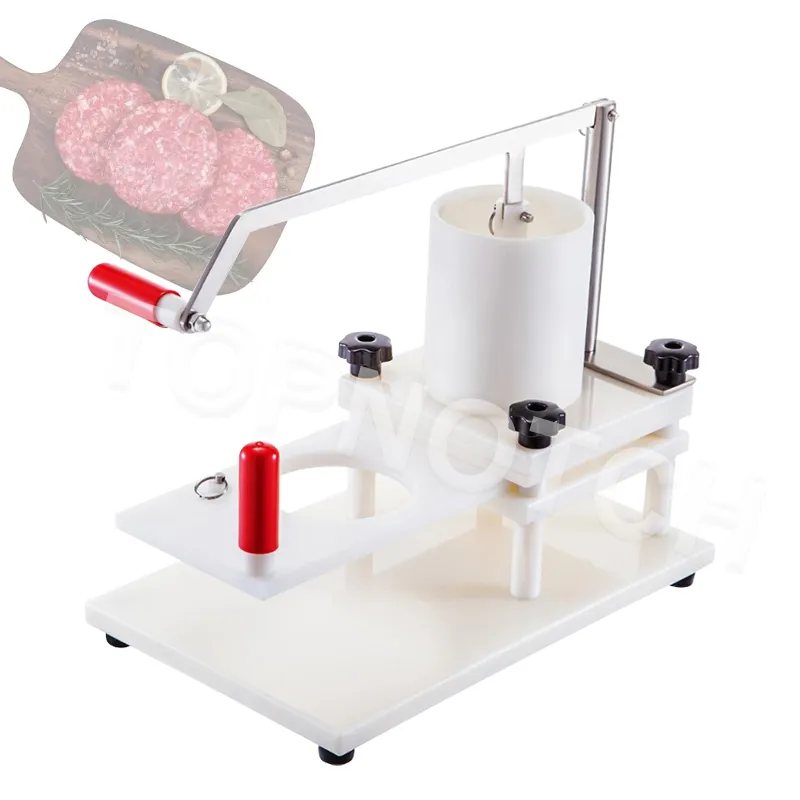 TOPNOTCH Manual Round Burger Patty Press Machine Kitchen Tools Hamburger Meat Pie Maker 110mm 130mm