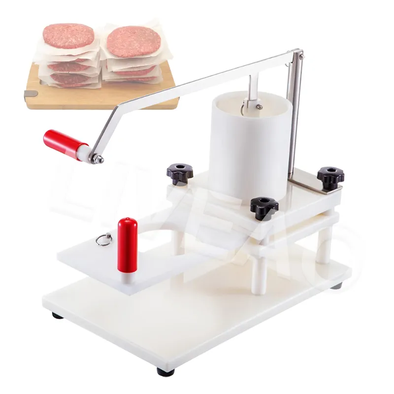 110mm 130mm kök manual rund hamburgare patty press maskin kök verktyg hamburger kött pajtillverkare liveao