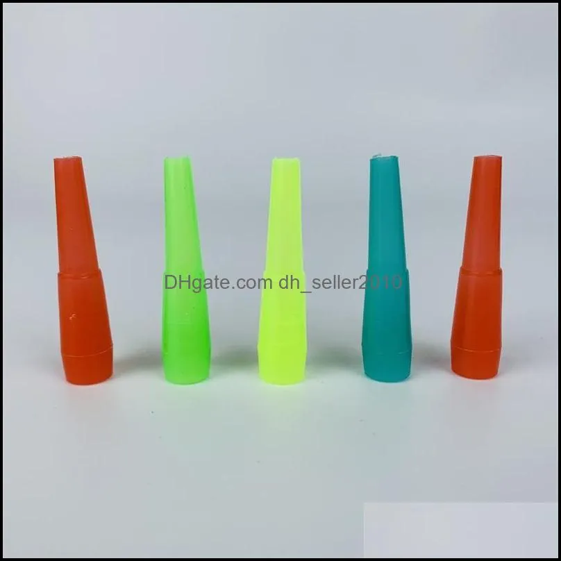 Rookpijpen wegwerp rookhouder draagbare waterpijp plastic waterpijpen shishas muticolor rookpijpen mondstuk mticolour nieuw patroon dhmho