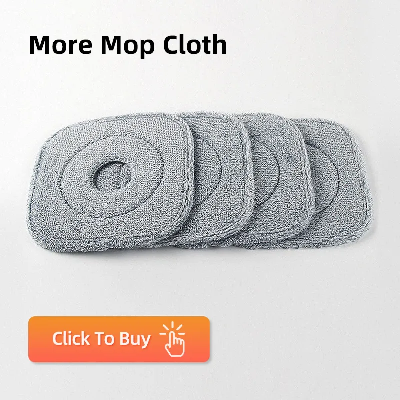 Joybos Spin Mop Hand Free Squeeze Floor Buffer Mop With Automatic