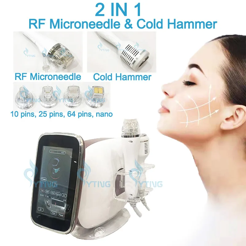 Máquina de Microagulhamento Rf Face Lifting Remoção de Rugas Tratamento de Acne Remoção de Estrias