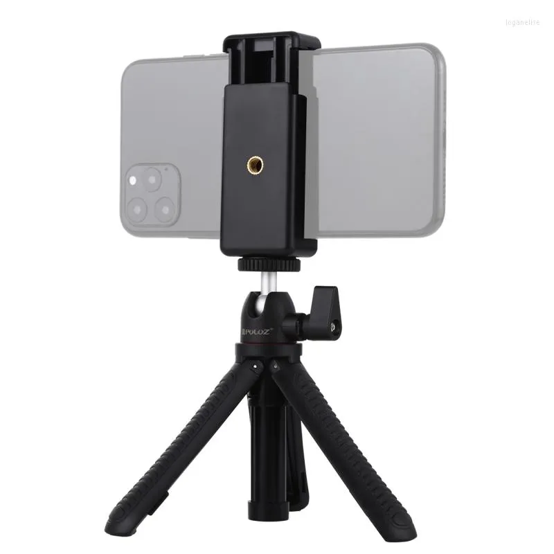 Tripods 2022 Universal Mobile Phone Clip Bracket Holder Flexible Camera Selfie Stand Monopod Tripod Adapter