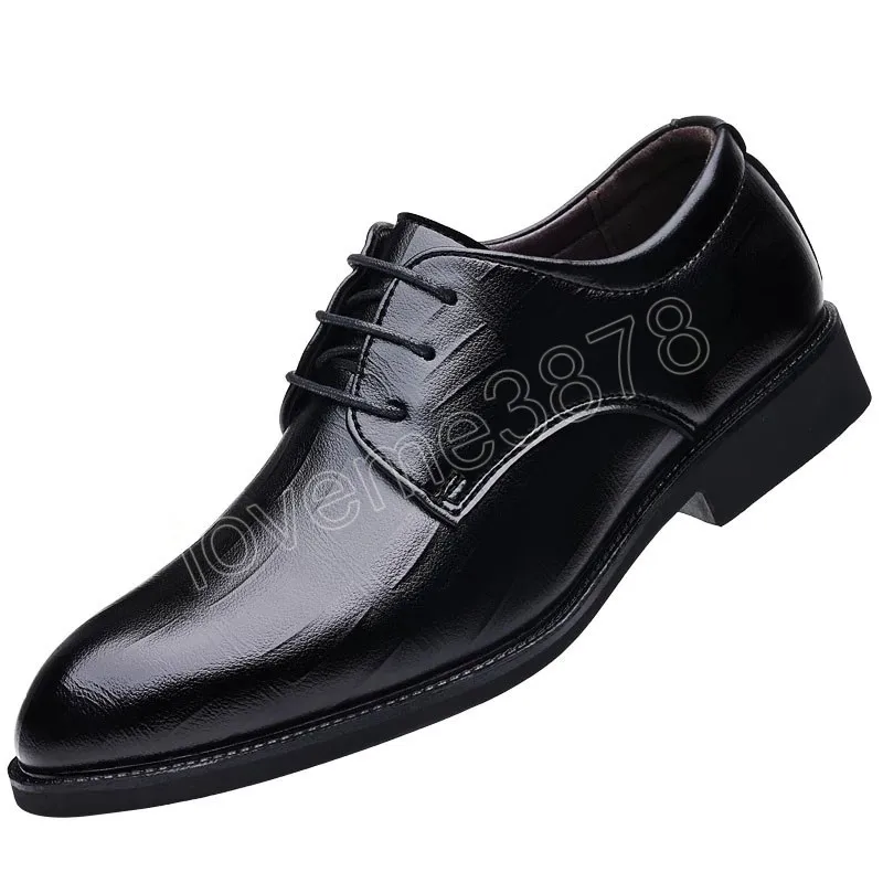 حذاء رجل عالي الجودة أحذية زفاف أنيقة للرجال فستان رسمي أحذية chaususures cuir homme zapatos hombre