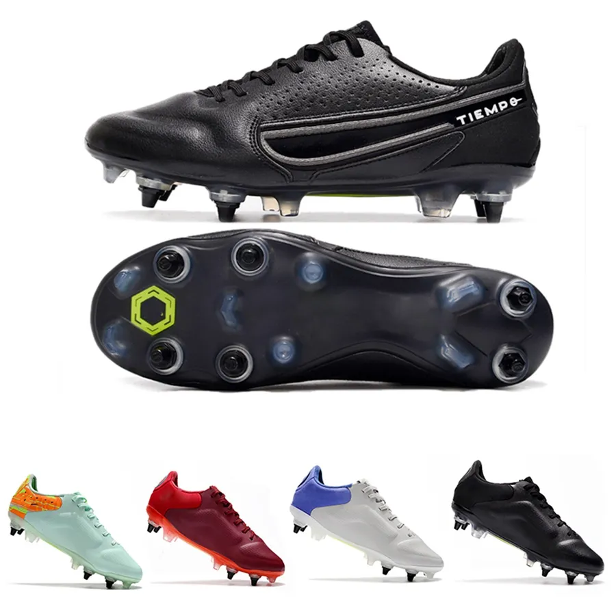 Soccer SG Cleats Shoes Tiempo Legends 9 Elite SG Lucent Blueprint Black Pro Recharge Pack 