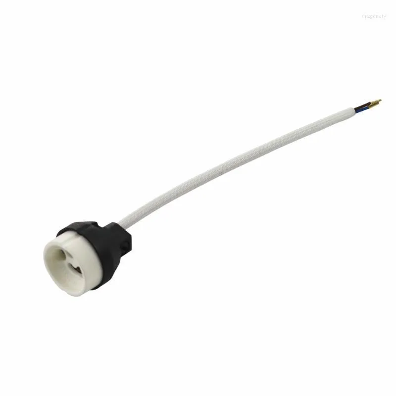 Lampenfassungen LED-Streifen-Anschluss GU10-Sockel für Halogen-Keramik-Glühbirnen-Lampen-Halter-Basisdraht