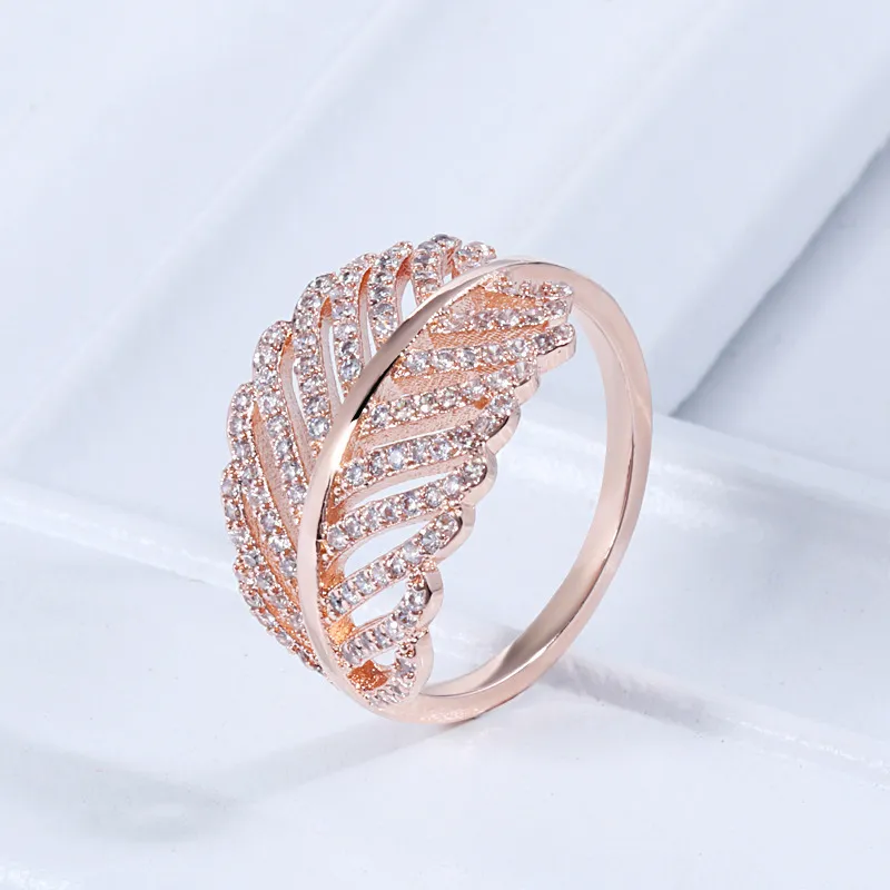 Rose Gold Light As Pierścień Pierścień Kobiety projektant ślubny biżuteria do pandora srebrna dziewczyna prezent CZ Diamond pierścionki z oryginalnym zestawem