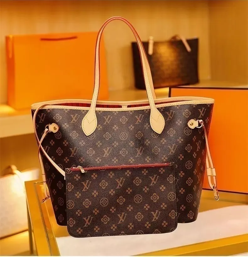 Mulheres compras bolsas de ombro bolsa 2 peças/conjunto bolsa composta Tote mm tamanho de luxo bolsa de designer de luxuos