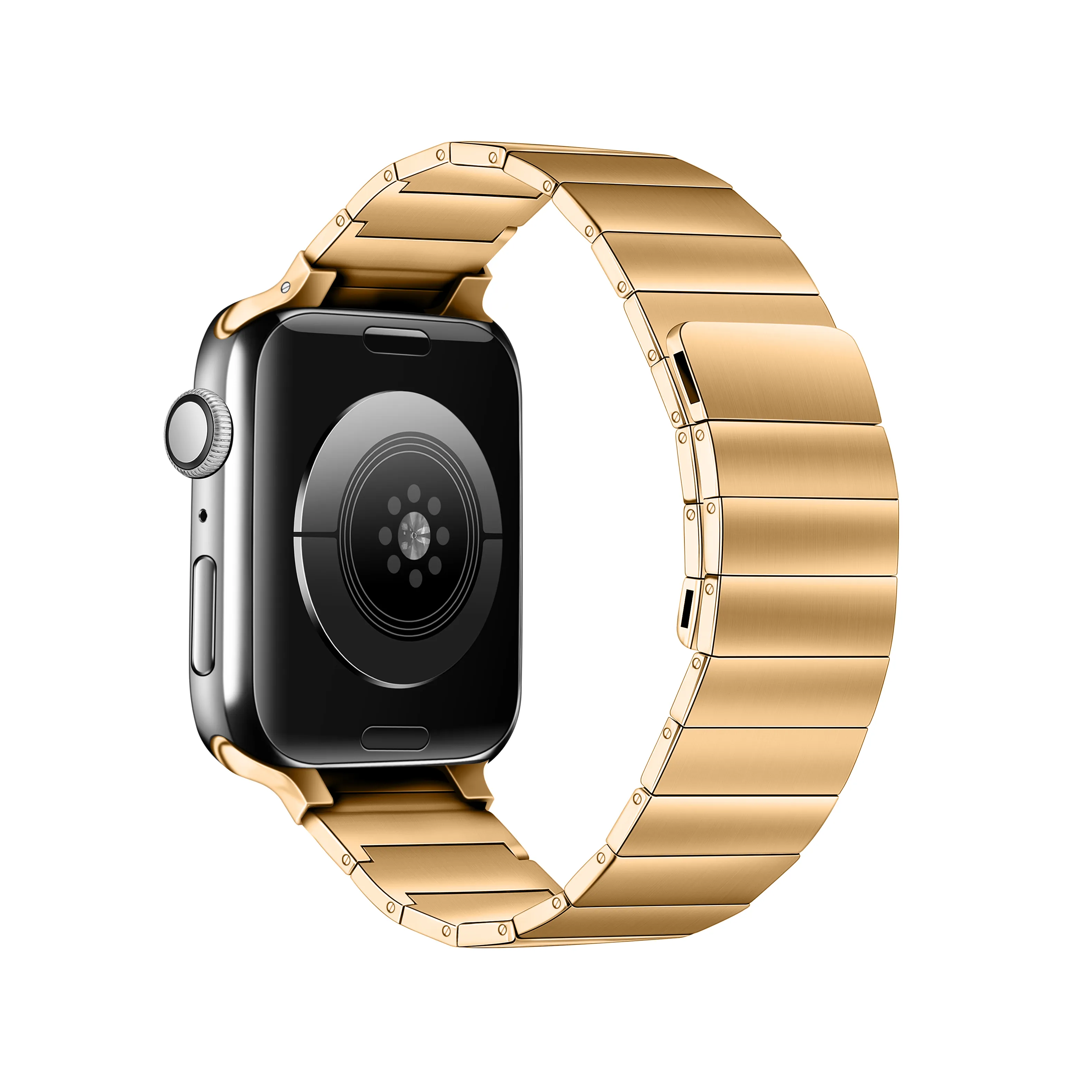 För Apple Watch-remmar Luxury Metal Magnetic Rostless Steel Watch-armband kompatibla med iwatch 7 6 5 4 SE 38/40/41mm 42/44/45mm