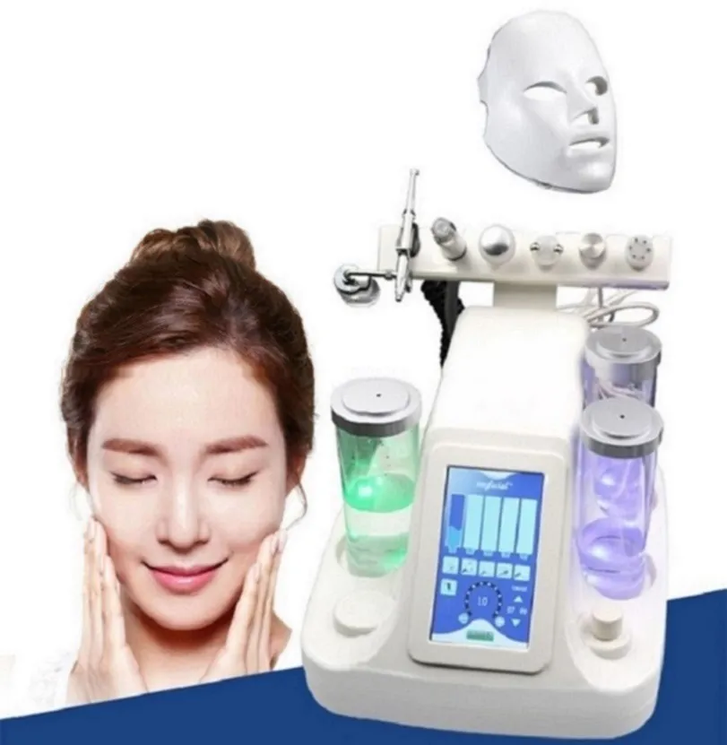 A conexão com pistola de pulverização de oxigênio para faciais Diamante MicrodermoBrasion Machine preta Cenmade 7 em 1 Peel Microdermab