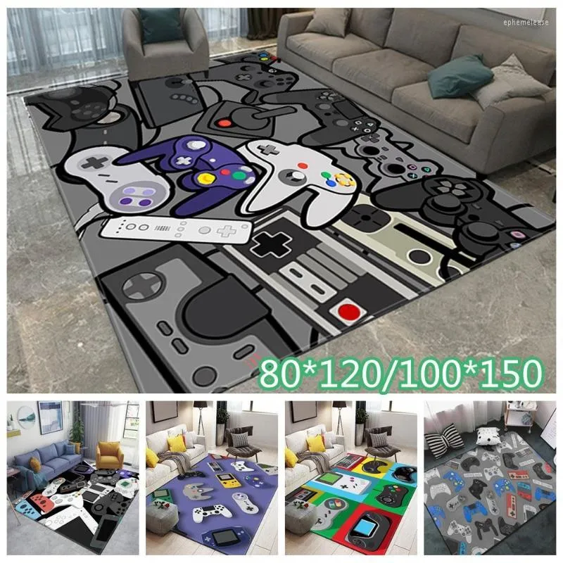 Tapis Gamer Controller Tapis Tapis de sol antidérapant Paillassons Home Runner Tapis Tapis pour chambre Intérieur Extérieur Enfants Jouer