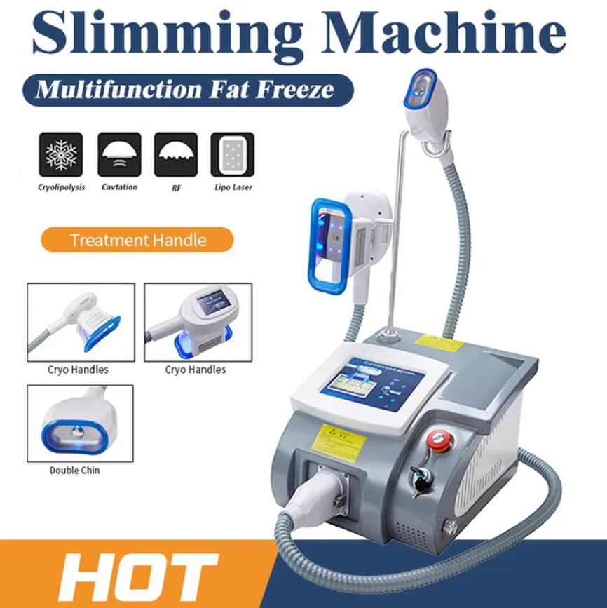 Freezing Fat Laser Liposuction Cavitation Slimming Machines RF Face Tightening Radio Frequency Machine