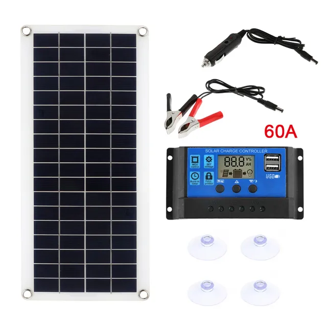Panel solar portátil 80W cargador solar plegable Cargador De Batería  Exterior US