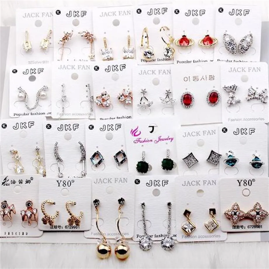 DIY 선물 공예 보석 귀걸이 PA01232N에 대한 10 쌍 쌍 믹스 스타일 패션 스터드 이어링 손톱