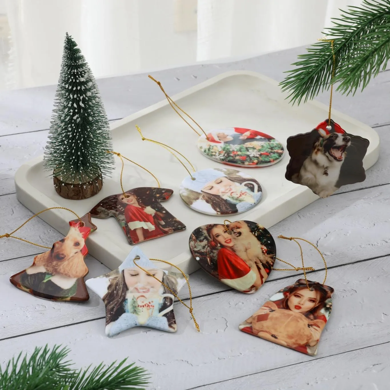 Ornamentos De Navidad De Resina Personalizada Sublimación De Cerámica De 3  Pulgadas En Blanco Para Bricolaje Redondo, Estrella, Árbol, Formas Del  Corazón Regalos De Decoración De Navidad De 0,71 € | DHgate, image size:1365x1365