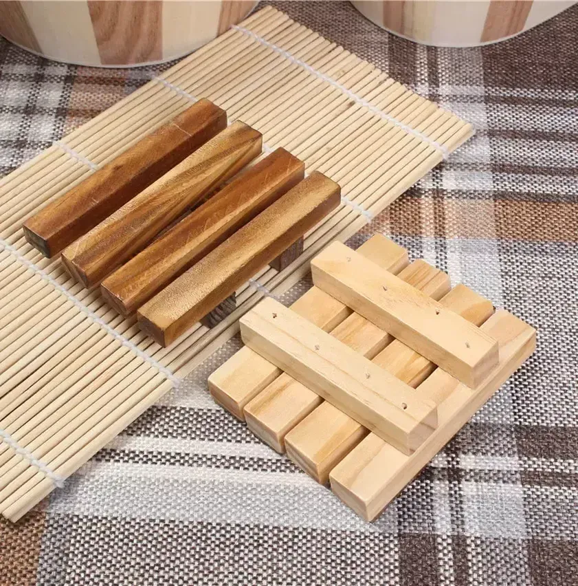 Seifenschalen Kiefern Seifenkasten Schale Aufbewahrungsschale Holz handgefertigt Seifenhalter Bad Dusche Badezimmer 902