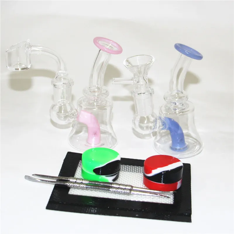 Wholesale 14mm Quartz Banger Bowl Glass Water Bong Hookah, Smoke Pipe Recycler, Oil Rig, Beaker