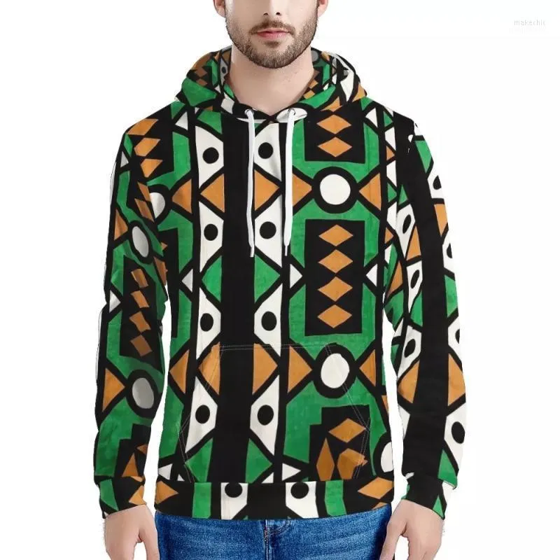 남자 후드 셔츠 남자 스웨트 셔츠 노이 시드 디자인 패션 플러스 크기 하라주 쿠 스타일 힙합 스트리트웨어 남자 아프리카 인쇄 상단 까마귀