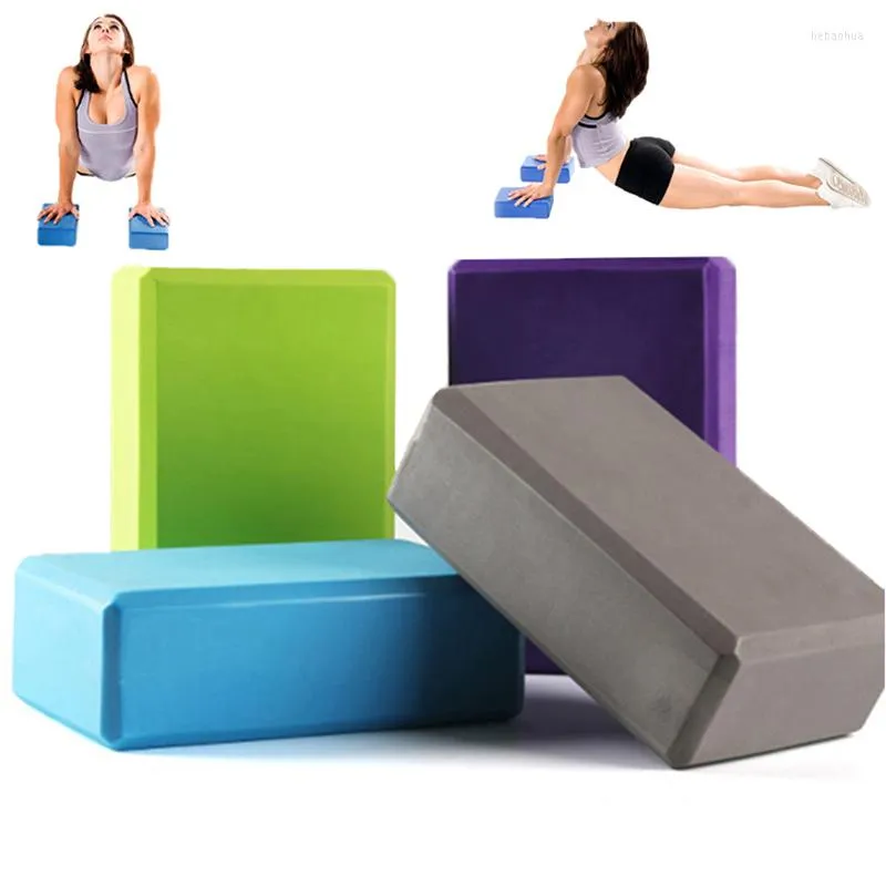 Yoga block Eva Cork Block Bolster Pillow Pilates Foam Brick Home Stretch Training Training Equipment Gym Fitness Tool