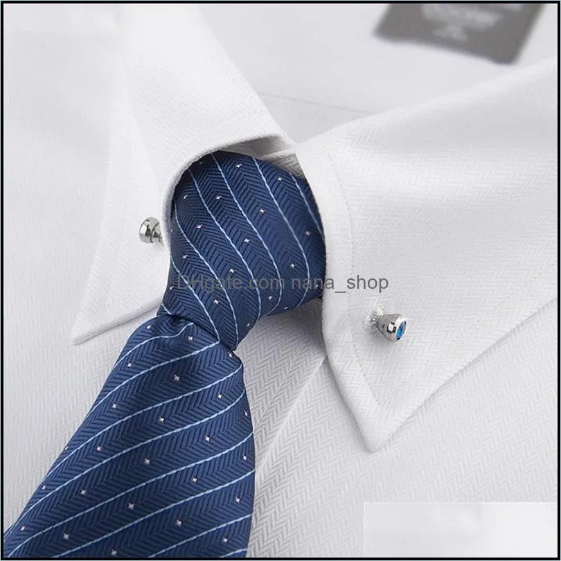 Crystal  Mens Tie Pins For Mens Shirts Collar Pin From Nana_shop,  $2.11