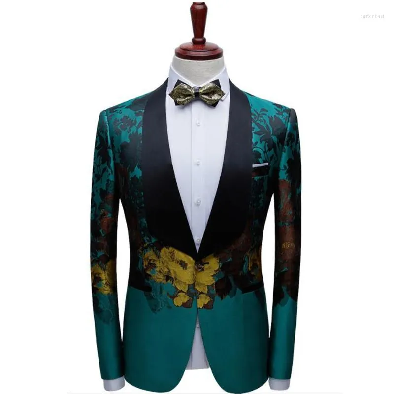 Costumes pour hommes Blazers pour hommes 2022 marque vêtements costume d'affaires de haute qualité/mode masculine Slim Fit imprimé blazers décontractés/costume pour hommes