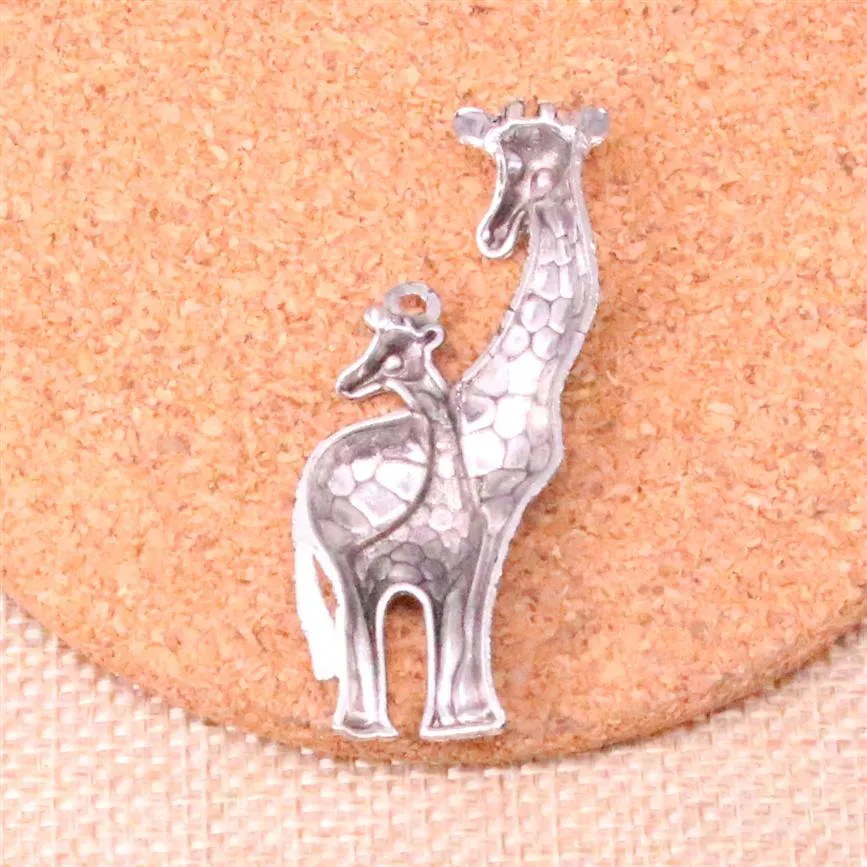 27pcs Charms Giraffe Hirsch 54 22mm Antike Making Anhänger fit Vintage Tibetan Silber DIY Handmade Schmuck259i