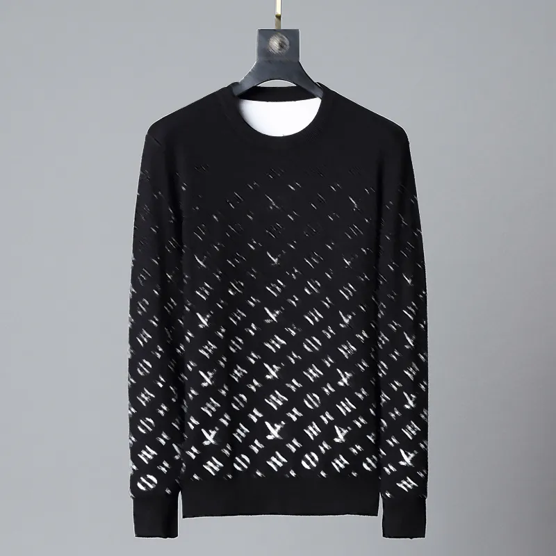Mens Sweaters Fashion Men's Casual Round Long Sleeve Sweater Men Women Letter Printing Sweaters