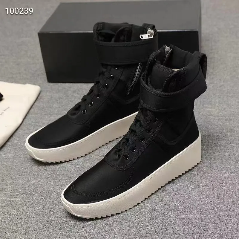 Fear God Casual Shoes Designer Fog Boots Men Winter Shoes Basketball Shoe Sports Sneakers Black White Military High Street Boot Top Quantity Size39-46