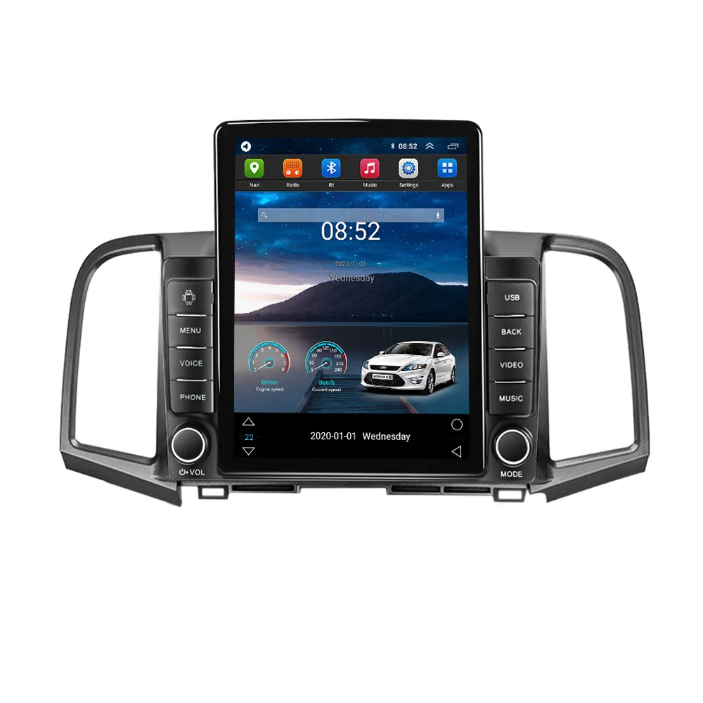 Toyota Venza için 9 inç Android Araba Videosu 2014-2011 Bluetooth OBD2 DVR TPMS ile Stereo GPS Navigasyon Sistemi Dikiz Kamera