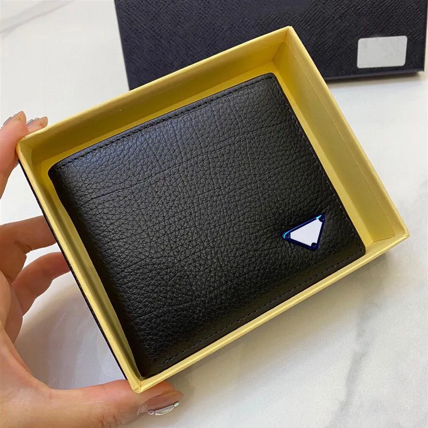محافظ البطاقات مصمم حقيبة اليد محافظ العلامة التجارية عالية الجودة محفظة جلدية للرجل