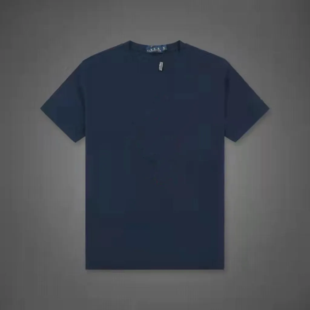 Hurtownia 2265 Summer Nowe koszulki polo europejskie i amerykańskie krótkie rękawy męskie CasualColorblock Bawełna Duża rozmiar haftowane mody T-shirty S-2xl