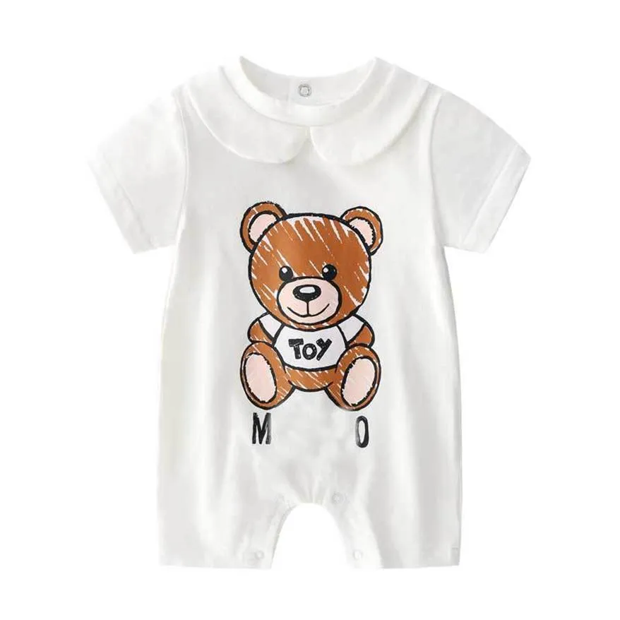 Детские ромперы летняя девочка одежда мода шорты для мальчика мода новорожденная детская одежда детская рамка268P