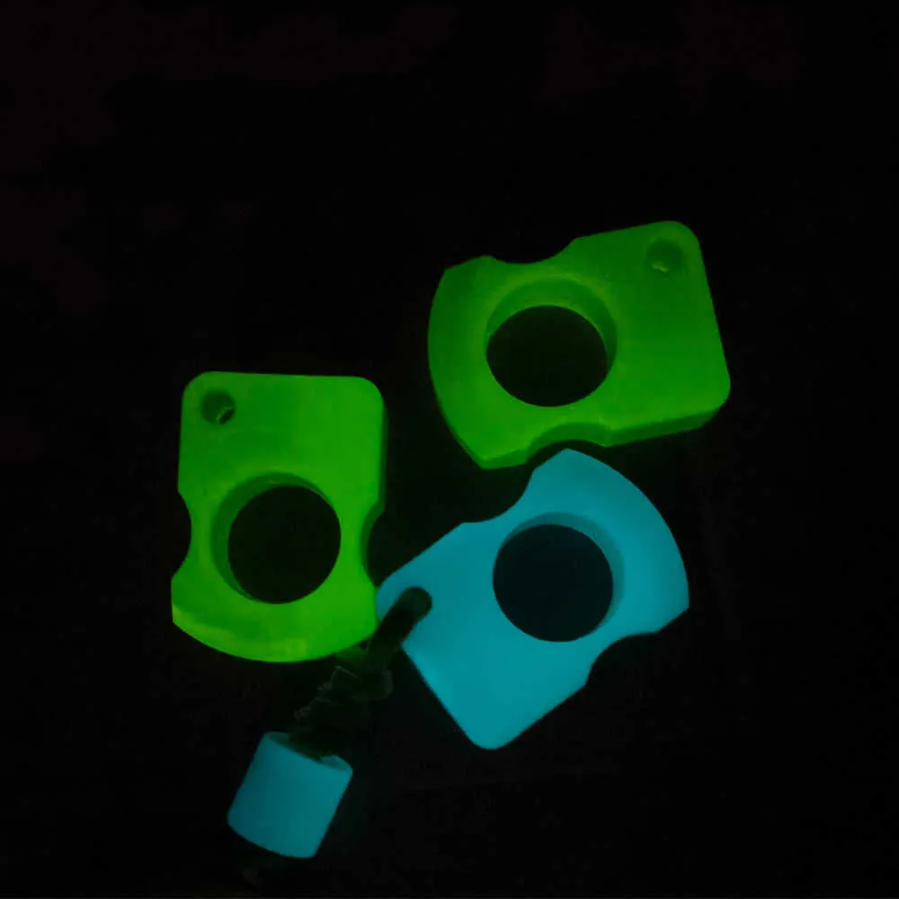 Andra modetillbehör En mängd EDC Alloy Finger Tiger Outdoor Self Defense Girls 'Nightclubs Fluorescent Wolf Devices Broken Windows Etz2