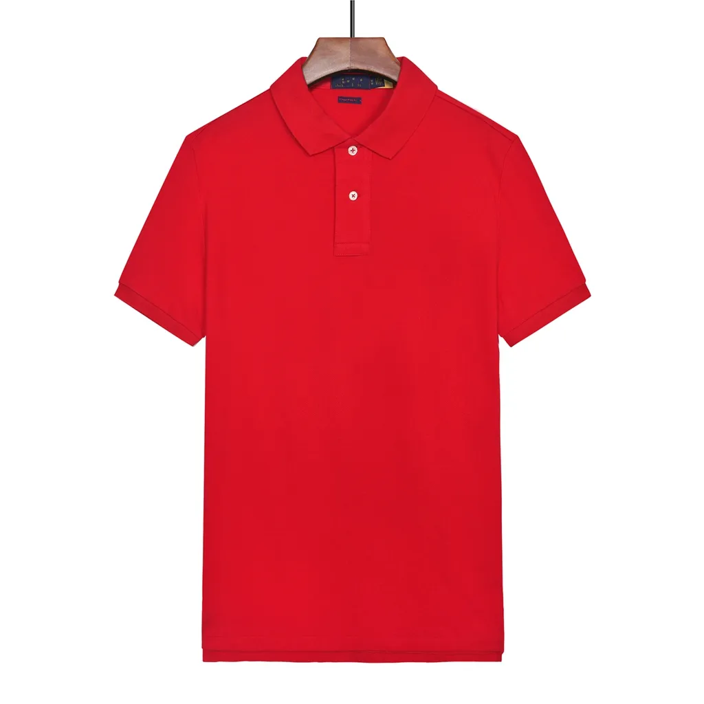 Hurtownia 2050 Summer Nowe koszulki polo europejskie i amerykańskie krótkie rękawy męskie swobodny kolor bawełniany bawełniany haftowane mody T-shirty s-2xl