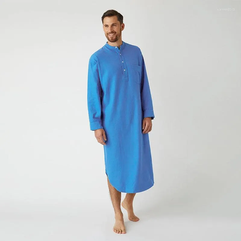 Women's Sleepwear Abaya Muslim Dress Pakistan Men's Islamic Robe Arab Saudi Arabia Jubba Thobe Kleding Mannen Kaftan Oman