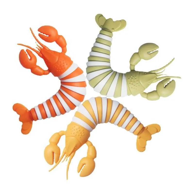 New Fidget Toy 3D Slugs Lobster Relief Anti Anxiety Sensory Toys