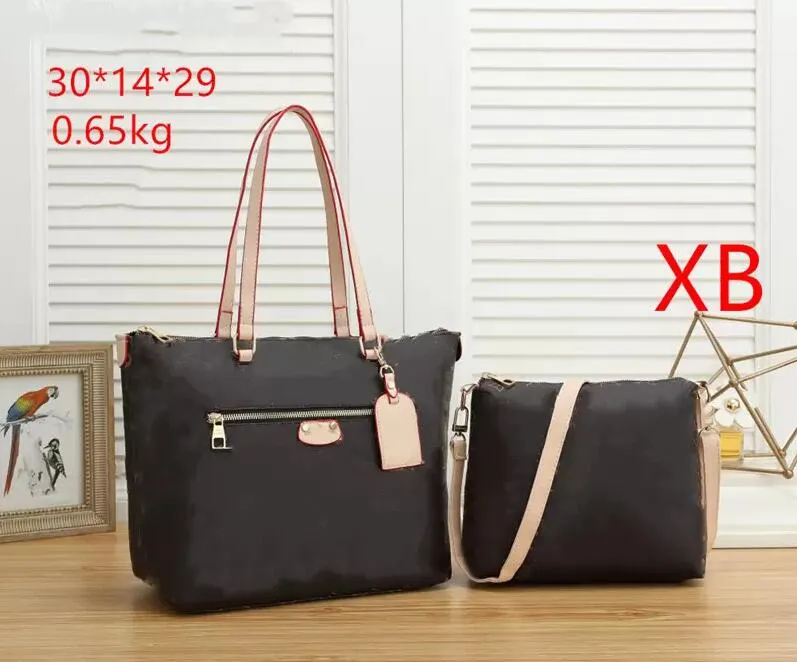 Designer PU Leather Convertible Tote Bag Set With Wallet High