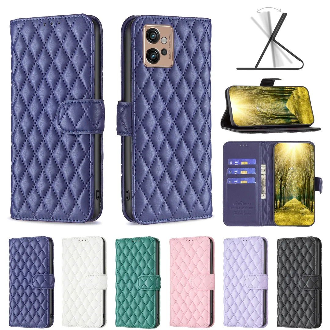 Lambskin lattice pu case case slot slot slot for noth phone 1 moto g32 g42 g62 e32 g31 g41 g71 g200 g22 e40 e30 edge s30 vivo y02s y15s y21s y15 y51s y51s