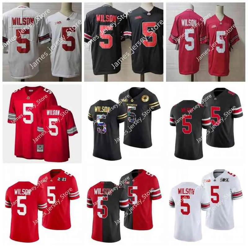 American College Football Wear College 5 Maglia Garrett Wilson 11 Jermaine Johnson Kayvon Thibodeaux Maglie Drake London Sauce Gardner Charles Cross 79 Ickey Ekwo