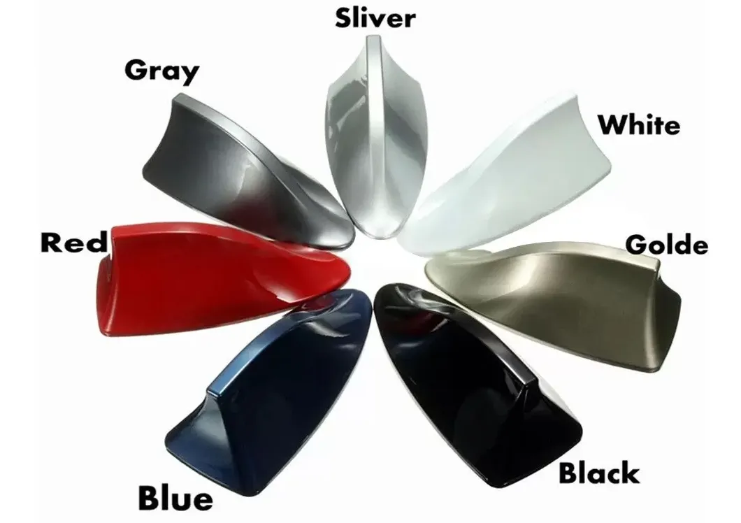DHgate.com:Shark Fin Antenna Car Sticker Adhesive FM/AM Signal Radio ...