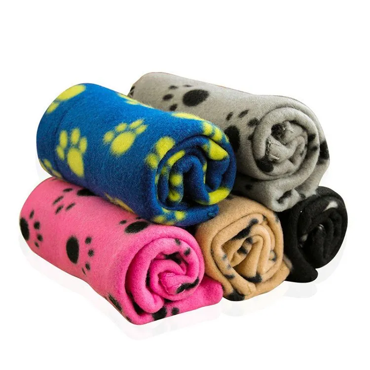 Cobertores de gato de cão de estimação de 60x70cm Cães de gato e canetas pate