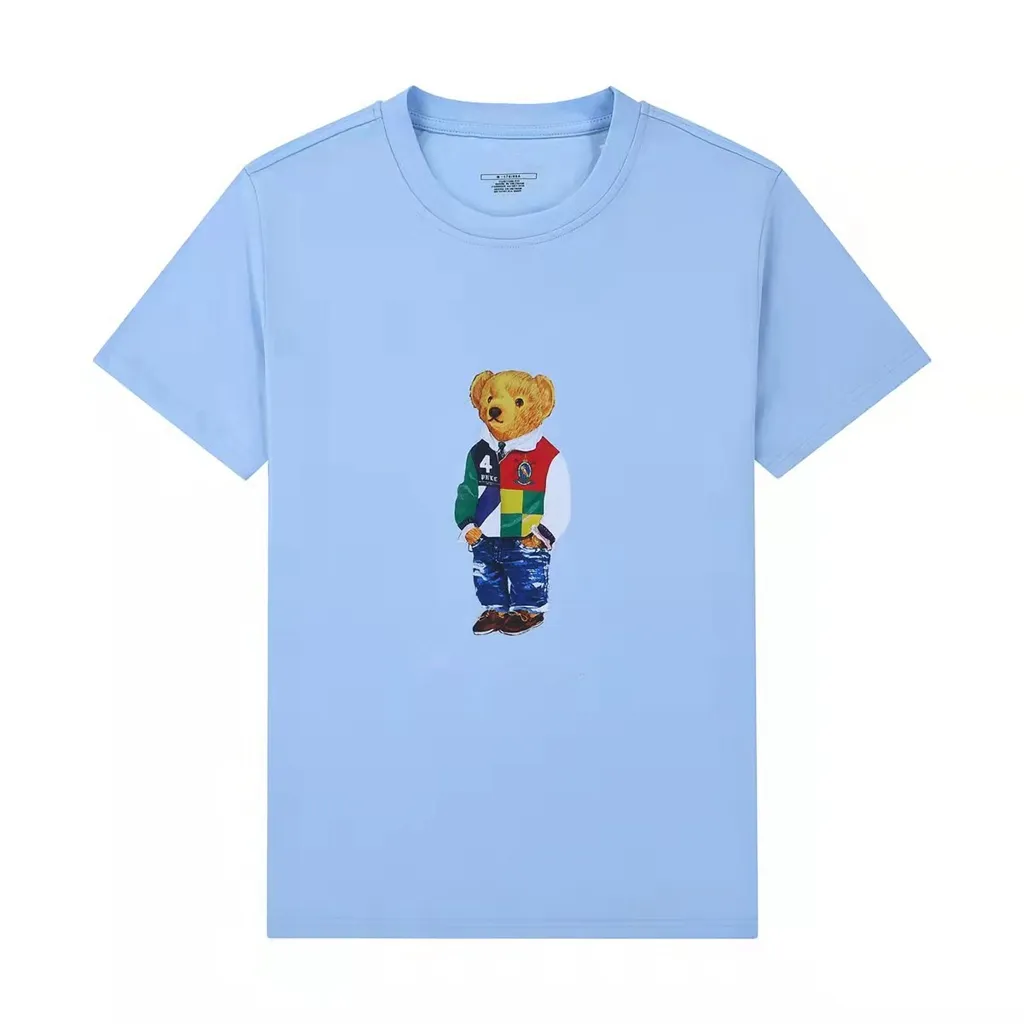 Vente en gros 2076 Été Nouveaux Polos Chemises Hommes Européens et Américains Manches Courtes Casual Colorblock Coton Grande Taille Brodé Mode T-Shirts S-2XL