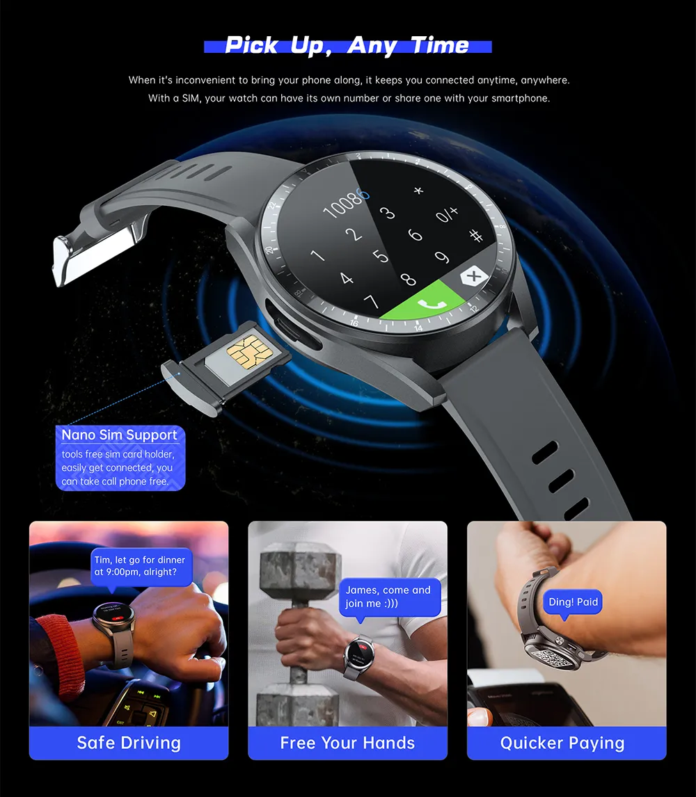 Nano sim card smartwatch hotsell