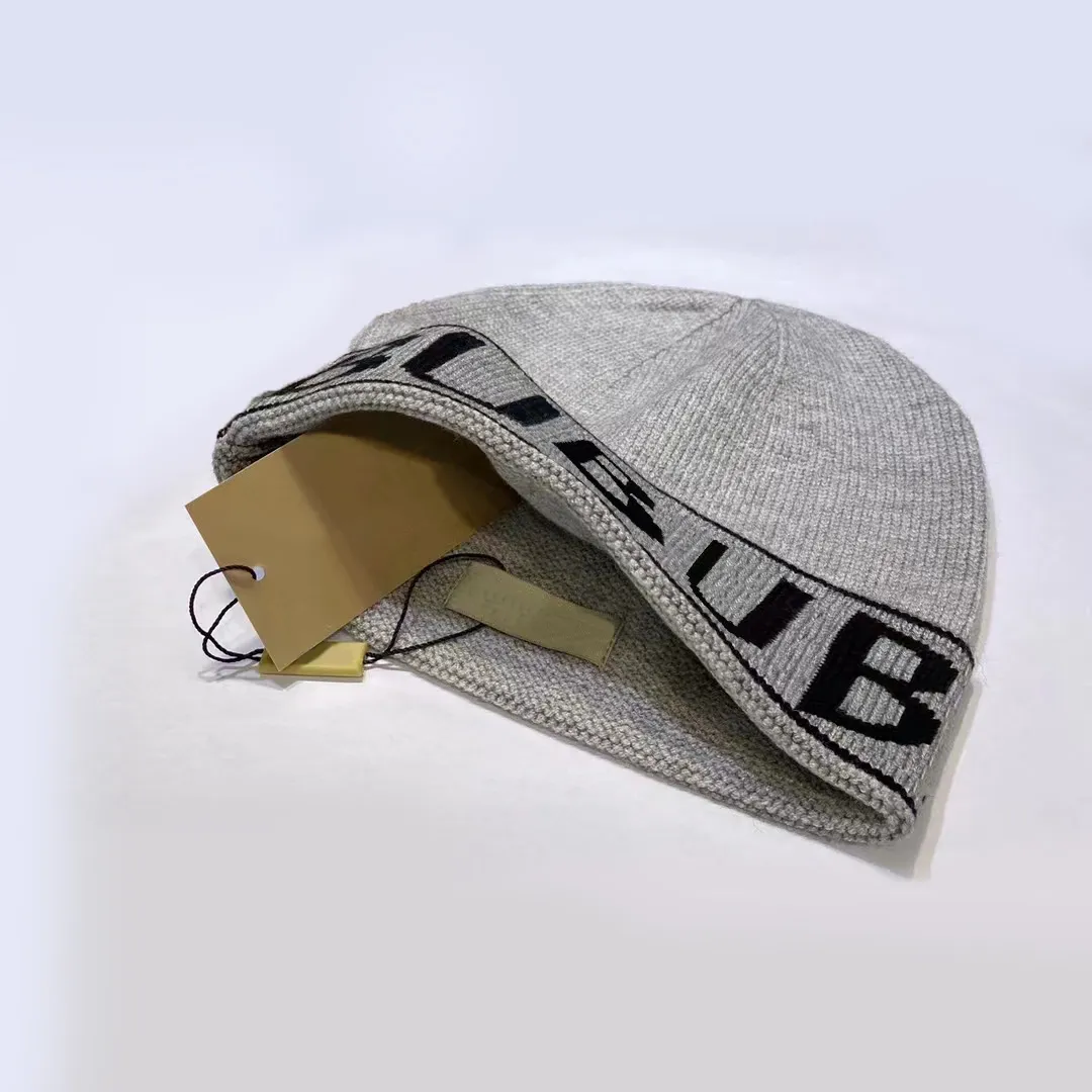 Gorros masculinos femininos da moda chapéu de designer de letras chapéu de caveira de tricô de alta qualidade gorro chapéus de inverno