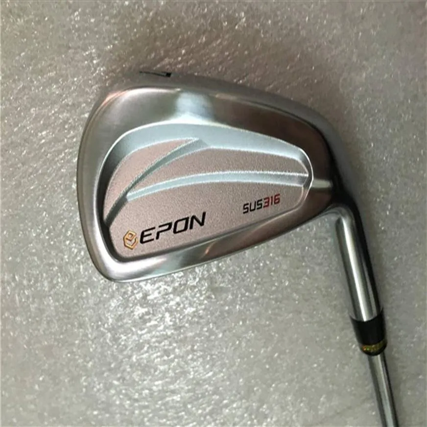 Epon SUS-316 Iron Set Epon Golf Golf Forged Irons Epon Golf Clubs 4-9p Steel Shaft with Head Cover338E