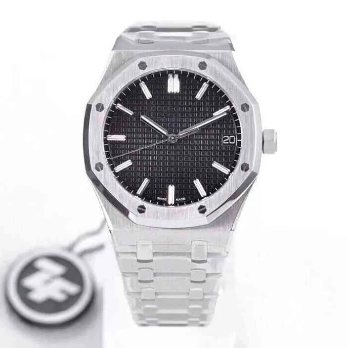 Luxury Mens Mechanical Watch Series 15400 Automatic Steel Band Luminous Fashion 15500 Swiss Es Brand Wristwatch