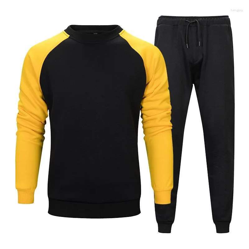 Heren tracksuits heren mannen vrouwen trainingspak fleece herfst wintertruien dikke mannelijke casual heren nonhoodies jogging broek hiphop