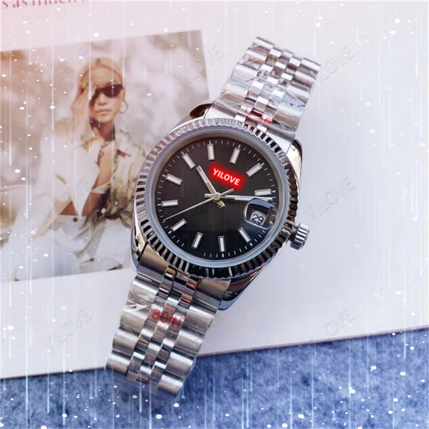 상위 904L 스테인리스 스틸 스트랩 시계 36mm 비즈니스 자동 이동 디자이너 시계 방수 다기능 라미운스 레이어 캘린더 여성 손목 시계