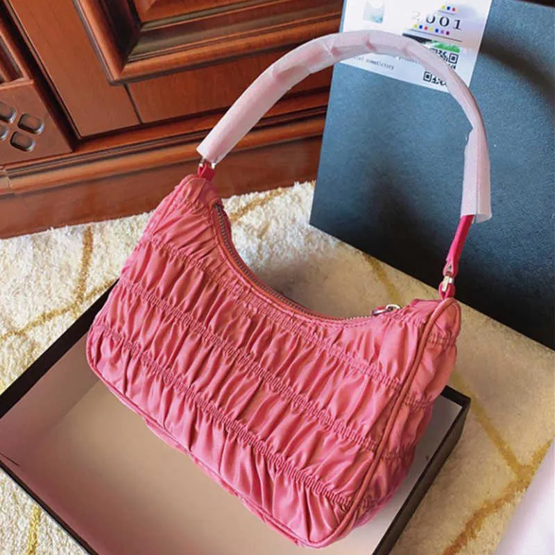حقيبة الكتف الكتف حقيبة نايلون باغفرت مصممة أزياء أزياء سيدة الأكياس الأوبس عدة ألوان صلبة FF05106626
