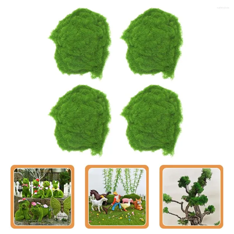 Dekorative Blumen Moss gef￤lschte k￼nstliches Pulver gr￼nes Kunstgras Dekor DIYCRAFT RAWN MICRO Landschaft Pflanzen Garten Landschaft Basismaterial Basismaterial