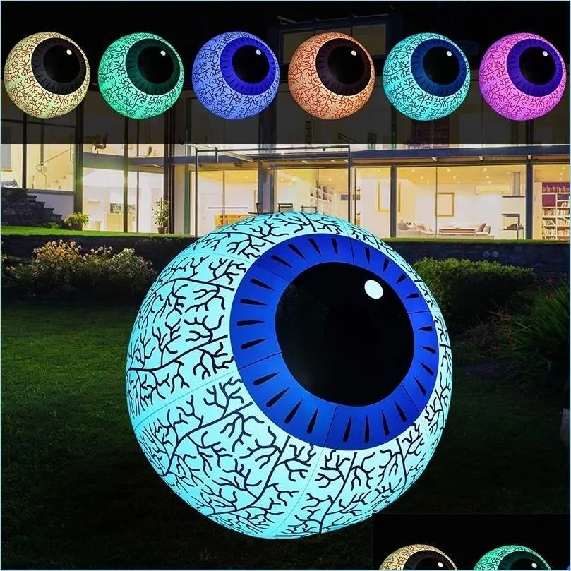 Party Decoration Party Decoration 24 Inch Halloween Inflatables Ghost Eyeball With Builtin Battery Powered Remote Contro Homeindustry Dhrb1